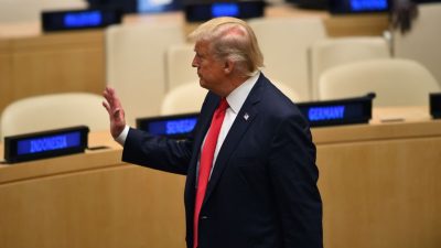 Deutsche Politiker hoffen vor Trumps UN-Rede auf konstruktive Rolle der USA