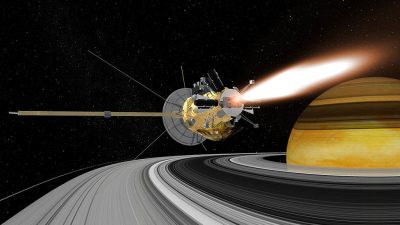 Goodbye Saturnsonde: „Cassini“ erwartet den Todeskuss des Saturn