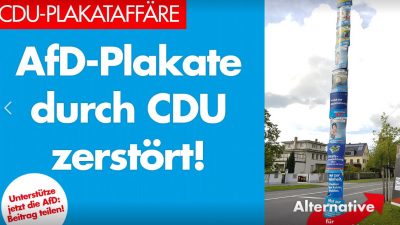 Lahnstein: CDU fordert Unterlassungserklärung von AfD – Es wurden keine Plakate „zerstört“