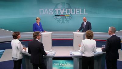 TV-Duell Merkel und Schulz: Schulz will härtere Haltung gegen Türkei als Merkel – Beide für lockere Abschiebepolitik
