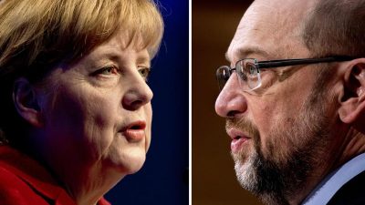 TV-Duell Merkel und Schulz im Livestream ab 20.15 Uhr: Hier Kanzlerin und Herausforderer live sehen!