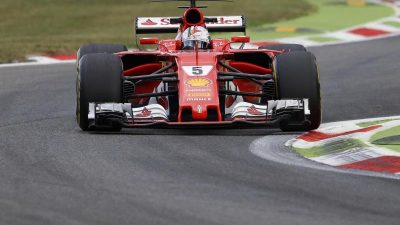 PS-Hatz durch Grünanlage: Vettel hofft auf Pole in Monza