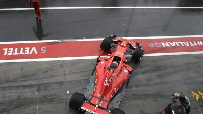 Dauerregen in Monza: Keine Zeit von Vettel – Massa vorne
