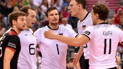 Volleyballer wollen EM-Gold gegen Russland
