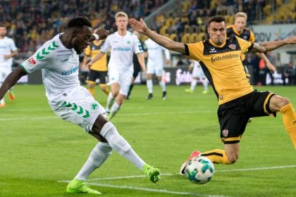 Greuther Fürth holt ersten Punkt: 1:1 in Dresden