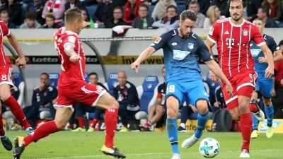 Uth lässt Hoffenheim jubeln – 0:2-Pleite für den FC Bayern