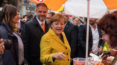 Merkel verteidigt Direktmandat in Mecklenburg-Vorpommern