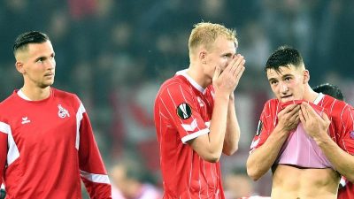 1. FC Köln droht frühes Europa-League-Aus