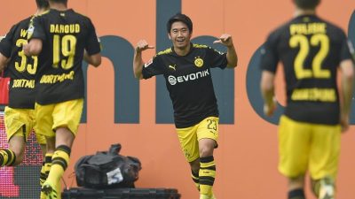 BVB siegt dank Kagawas Geniestreich glücklich in Augsburg