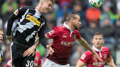 Hannover-Serie nach 1:2 in Mönchengladbach gerissen