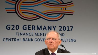 Finanzminister Schäuble wirbt bei G20-Treffen für multilaterale Kooperation