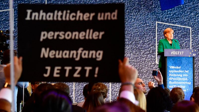 Junge Union Zwickau fordert Rücktritt von Angela Merkel