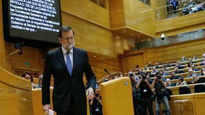 Spaniens Regierungschef Rajoy droht am Freitag Abwahl im Parlament