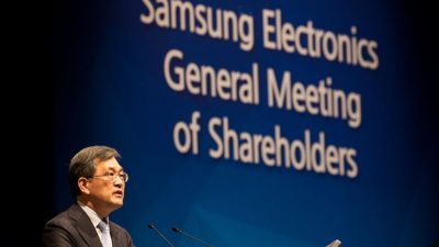 Samsung-Chef will in „beispielloser Krise“ Platz für Neuanfang machen