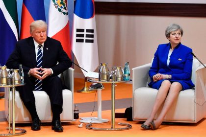 May ruft Trump zum Festhalten am Atomabkommen mit dem Iran auf