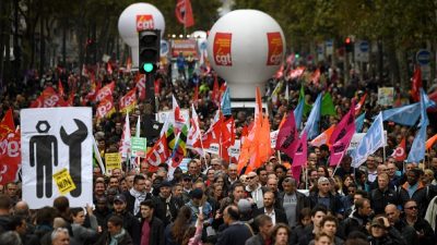 Frankreich droht Stillstand durch Generalstreik