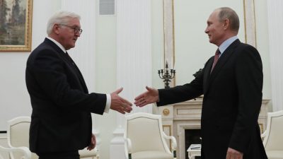 Steinmeier zu Putin: Wir müssen an unseren Beziehungen arbeiten