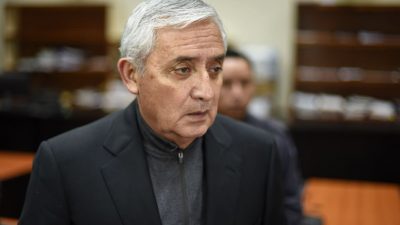 Ex-Präsident von Guatemala muss wegen Korruption vor Gericht
