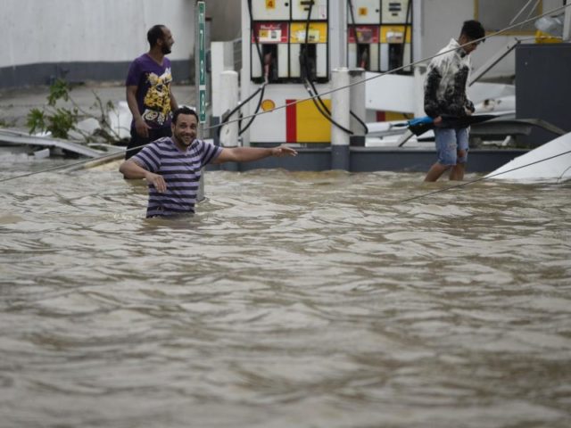 Hurrikan «Maria» war mit Windgeschwindigkeiten von bis zu 250 Stundenkilometern über Puerto Rico hinweggezogen. Foto: Carlos Giusti/dpa