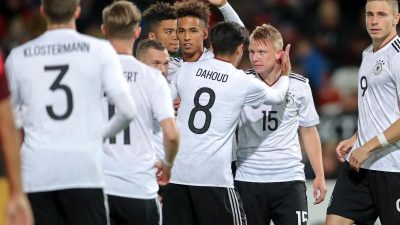 Deutsche U21 feiert Kantersieg gegen Aserbaidschan