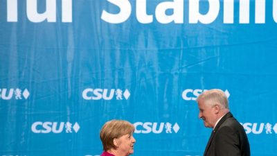 Merkel und Seehofer wollen Zoff um Obergrenze lösen