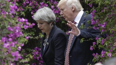 US-Präsident Trump reist zu politischen Gesprächen nach Großbritannien