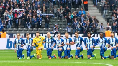 Kniefall-Protest: «Hertha fordert Trump heraus»