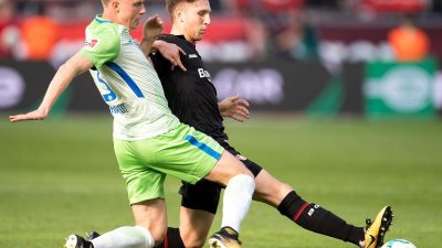 2:2 in Leverkusen – Wolfsburg unter Schmidt Remis-Meister