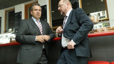 Gabriel: Martin Schulz wird „ganz sicher“ SPD-Vorsitzender bleiben