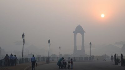 Smog-Alarm in Indien: Gesundheitsnotstand für Neu Delhi ausgerufen