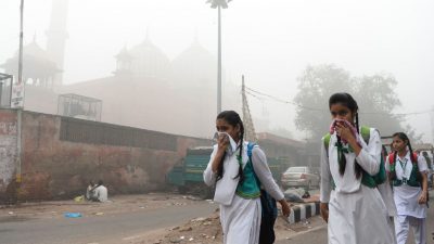 Massiver Smog: Neu Delhi ordnet Schließung aller Schulen an