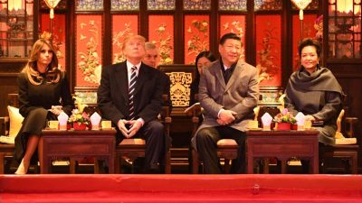 Teezeremonie, Pekingoper, Staatsbankett: Ehepaar Trump ist in China prunkvoll empfangen worden