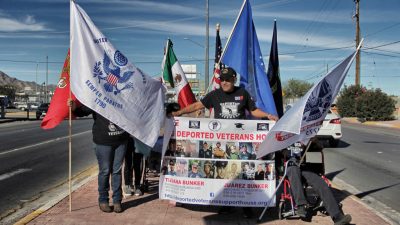 Mexiko: Vietnam- und Irak-Veteranen protestieren gegen Abschiebung aus den USA