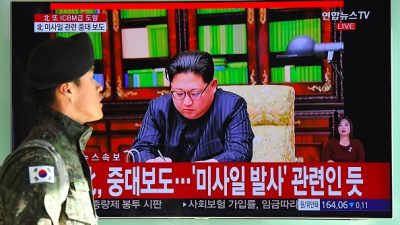 Nach Raketentest: Nordkorea sieht sich gewappnet für Angriff auf die USA