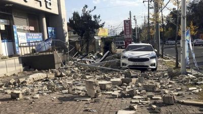 Erdbeben der Stärke 5,4 erschüttert Südosten von Südkorea