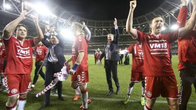 «Wie die Wikinger»: Dänen feiern «WM-König Christian»