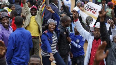 Tausende Demonstranten in Simbabwe fordern Mugabes Rücktritt