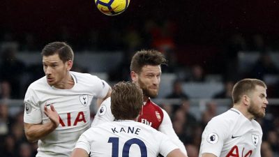 Mustafi trifft bei Arsenals 2:0-Sieg gegen Tottenham Hotspur