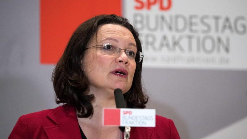 Nahles: SPD muss sich mehr um innere Sicherheit kümmern