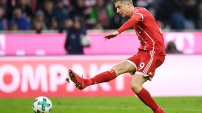 Immer wieder Lewandowski: Bayern feiern ihren Torjäger