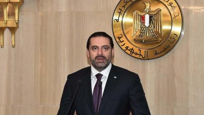 Libanons Ex-Regierungschef Hariri erstmals nach Rücktrittserklärung wieder im Libanon