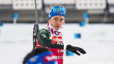 Biathleten Hinz/Lesser in Single-Mixed-Staffel Zweite