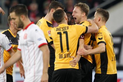 Düsseldorf gegen Dresden kalt erwischt