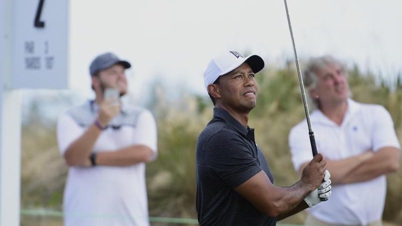 Tiger Woods beim Comeback mit guter Startrunde