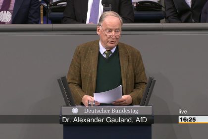 Gauland erntet Buhrufe im Bundestag: „Ja, Menschen können illegal sein”