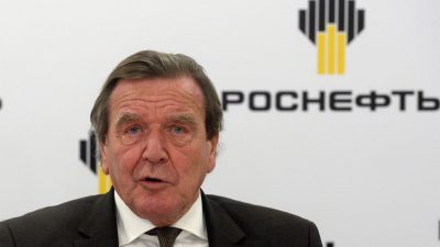 Schröder fordert Ende der Sanktionen gegen Russland