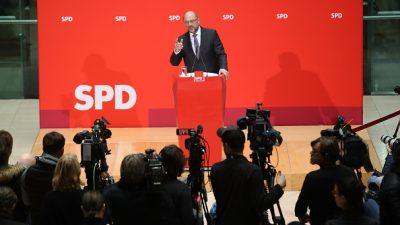 SPD legt Latte für große Koalition hoch