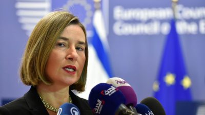 EU hält Konflikt in Syrien nicht für beendet – Mogherini: „Zivilisten werden weiterhin angegriffen“
