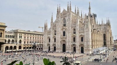 Italien vor Wahl: Große Demonstrationen in Mailand und Rom