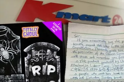 Hilferuf aus chinesischem Arbeitslager: Frau findet Schock-Nachricht in Halloween-Bausatz